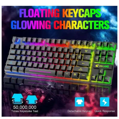 Gaming Keyboard and Mouse | ZIYOU LANG T87