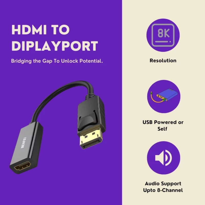 HDMI TO DISPLAYPORT 1