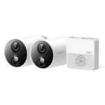 Tapo CCTV Camera - C400S2 Smart Wire-Free Security Camera System, 2-Camera System